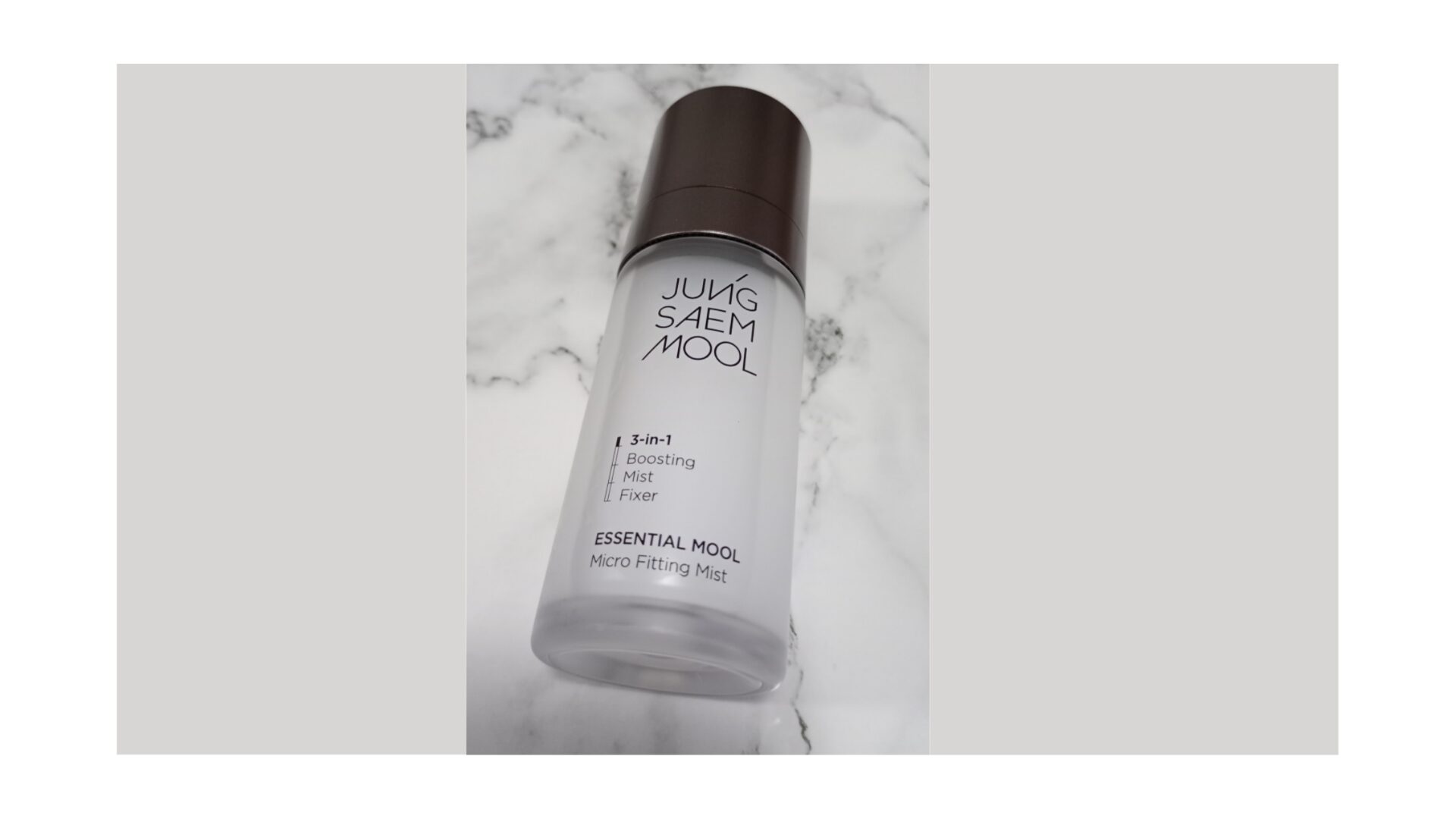 ジョンセンムル エッセンシャル ムル マイクロ フィッティング ミストのパッケージ